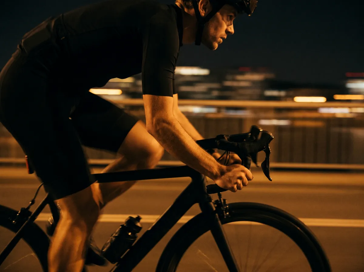 Cyclist at speed